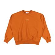 Premium Crewneck Sweatshirt Vans , Brown , Dames