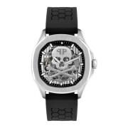 Automatisch Skeleton Horloge Spectre Philipp Plein , Black , Heren