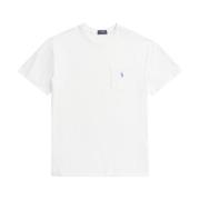 Witte T-shirts en Polos Sscnpktclsm1 Ralph Lauren , White , Heren
