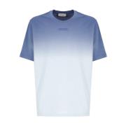 Gradient Effect T-shirt en Polo Lanvin , Blue , Heren