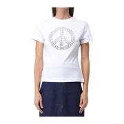 Witte T-shirts en Polos Moschino , White , Dames