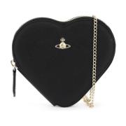 Hartvormige Crossbody Tas Vivienne Westwood , Black , Dames