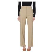 Stijlvolle Palmizi Broek Sportmax , Beige , Dames