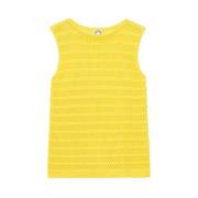 Gele Gehaakte Tanktop Ines De La Fressange Paris , Yellow , Dames