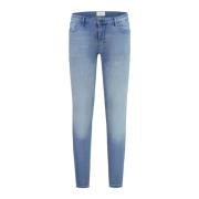 Stone Washed Skinny Fit Jeans Pure Path , Blue , Heren