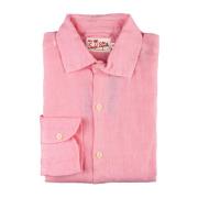 Klassiek Shirt MC2 Saint Barth , Pink , Heren