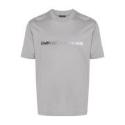 Stijlvol T-shirt Emporio Armani , Gray , Heren