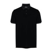 Klassieke Polo Shirt voor Mannen Emporio Armani , Black , Heren