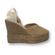 Hamptons Wedge Lage Hak Schoenen Manebí , Beige , Dames