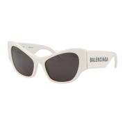 Stijlvolle zonnebril Bb0259S Balenciaga , White , Dames