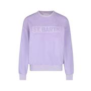 Lila Katoen Stardust Dames Sweatshirt MC2 Saint Barth , Purple , Dames