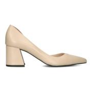 Beige Pumps Klassieke Stijl Stefano Lauran , Beige , Dames