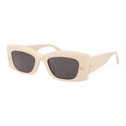 Stijlvolle zonnebril Am0426S Alexander McQueen , Beige , Unisex