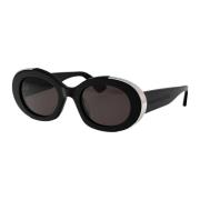 Stijlvolle zonnebril Am0445S Alexander McQueen , Black , Dames
