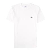 Logo T-Shirt Klassieke Stijl C.p. Company , White , Heren