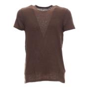 Stijlvolle T-shirt en Polo Combo Majestic Filatures , Brown , Heren