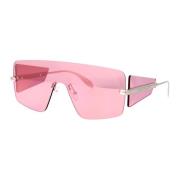 Stijlvolle zonnebril Am0460S Alexander McQueen , Pink , Heren