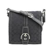 Pre-owned Canvas shoulder-bags Coach Pre-owned , Black , Dames