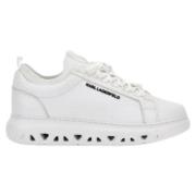 Witte Sneakers Regular Fit Karl Lagerfeld , White , Heren
