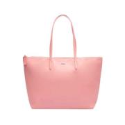 Roze Shopper met Rits Lacoste , Pink , Dames
