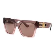 Stijlvolle zonnebril 0Ve4458 Versace , Brown , Dames