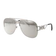 Stijlvolle zonnebril 0Ve2255 Versace , Gray , Unisex