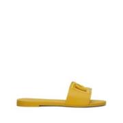 Luxe DG-logo slides Dolce & Gabbana , Yellow , Dames