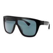 Stijlvolle zonnebril Am0430S Alexander McQueen , Black , Heren