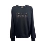 Casual Sweatshirt met Stijl Liu Jo , Black , Dames