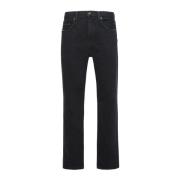 Regular Fit Italiaanse Jeans Saint Laurent , Black , Heren