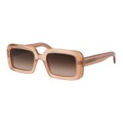 Zonnebril Sunrise Saint Laurent , Brown , Unisex