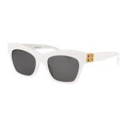 Stijlvolle zonnebril Bb0132S Balenciaga , White , Dames