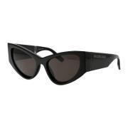 Stijlvolle zonnebril Bb0300S Balenciaga , Black , Dames