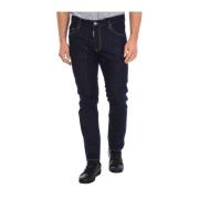 Rechte Snit Lange Broek Dsquared2 , Blue , Heren