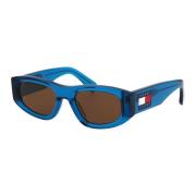 Stijlvolle zonnebril TJ 0087/S Tommy Hilfiger , Blue , Unisex