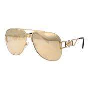 Stijlvolle zonnebril met model 0Ve2255 Versace , Yellow , Unisex