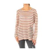 Gestreept T-shirt met lange mouwen La Martina , Multicolor , Dames