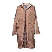 Trench coat in brown nylon Baldinini , Brown , Dames