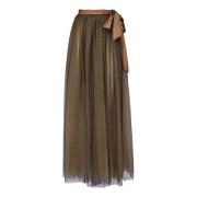 Maxi Rokken Twinset , Green , Dames