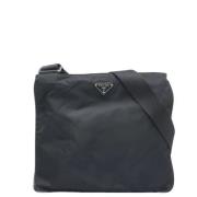 Pre-owned Canvas shoulder-bags Prada Vintage , Black , Dames
