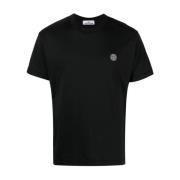 Zwarte T-shirt Collectie Stone Island , Black , Heren