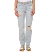 Girly Slim-Fit Denim Jeans Guess , Blue , Dames