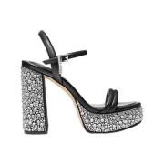 Platform Sandal Laci Style Michael Kors , Black , Dames