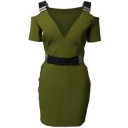 Pre-owned Fabric dresses Mugler Pre-owned , Green , Dames