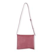 Asymmetrische Leren Schoudertas Cortana , Pink , Dames