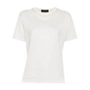 Stijlvolle T-Shirt Collectie Fabiana Filippi , White , Dames