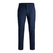 Franco Slim Fit Pantalon met Zakken en Riemlussen Jack & Jones , Blue ...