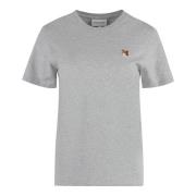 T-Shirts Maison Kitsuné , Gray , Dames