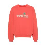 Venice Crewneck Sweatshirt in Rood ERL , Red , Heren