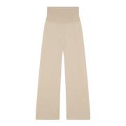 Linnen Wijde Broek Cortana , Beige , Dames